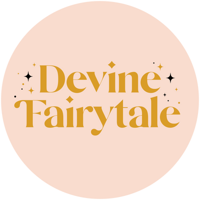 Shop Devine Fairytale Logo with pink background